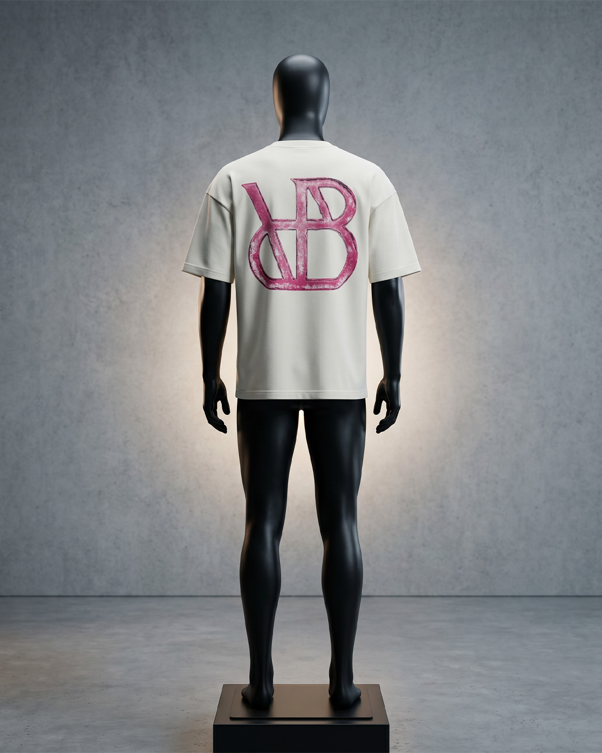 Beïrren Pink Monogram T-Shirt